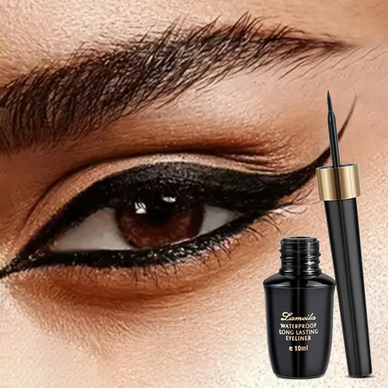 Waterproof Liquid Eyeliner Pen - Langdurige, harde gel-oog ultrafijne waterdichte zwarte