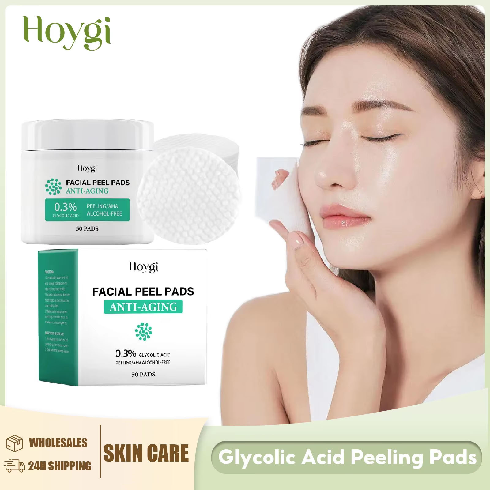 Salicylic Acid Blackhead Remover - Glycolzuur Wattenschijfjes Krimpen Poriën Mee-eter Verwijderen