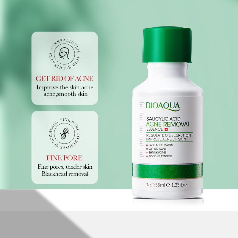 Salicylic Acid Blackhead Remover - 35ml BIOAOUA Salicylzuur Anti-Acne Verwijdering Essentie