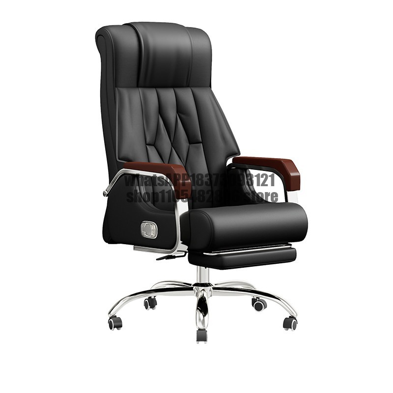 Massage - Thuislunchpauze relaxfauteuil zakelijke lederen bureaustoel