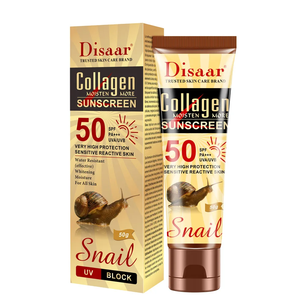 Spf 50 Waterproof Sunscreen - Disaar Bone Collagen Zonnebrandcrème SPF50 Waterbestendig