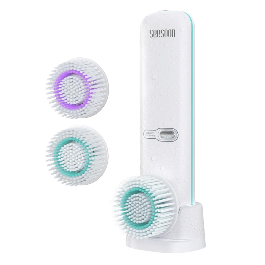 Silicone Face Scrubber Electric - Gezichtsreinigingsborstel, gezichtsreiniger Oplaadbaar IPX7 waterdicht Automatische