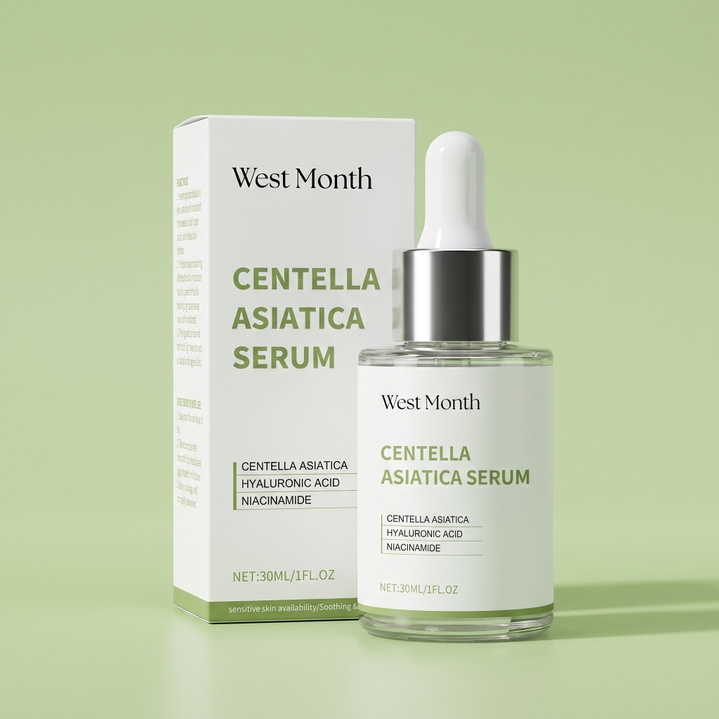 Hyaluronic Acid Facial Serum - Centella Asiatica Serum Niacinamide Verzacht Roodheid