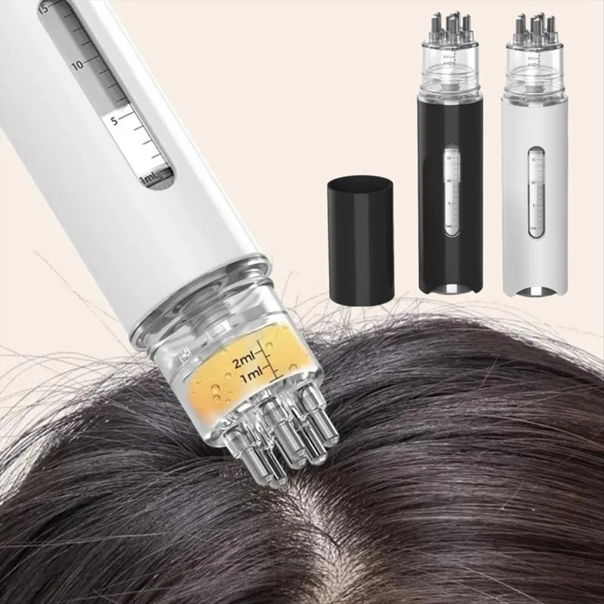 Hair Care - *X07A Hoofdhuidapplicator Vloeibare kam Mini-massagekam Essentiële