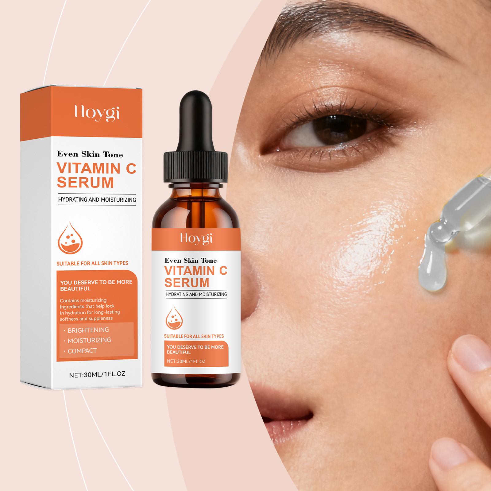 Hyaluronic Acid Facial Serum - Vitamine C Serum voor het gezicht