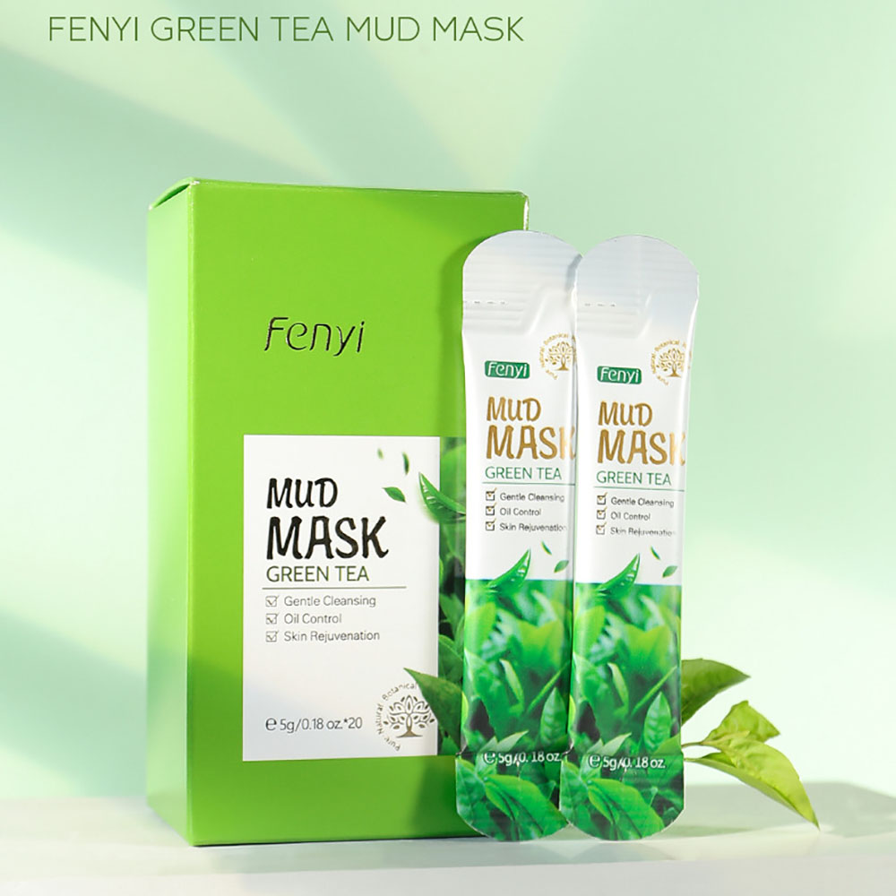 Green Tea Cleansing Clay Mask - Fenyi Groene Thee Kleimasker 5gx20 stuks