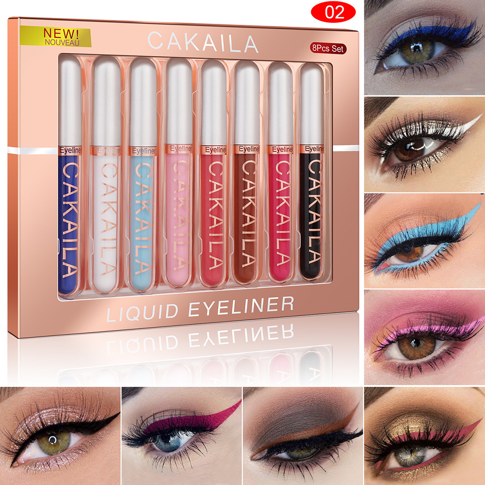8-kleuren set waterdichte eyel - Waterproof Liquid Eyeliner Pen recensie en prijs