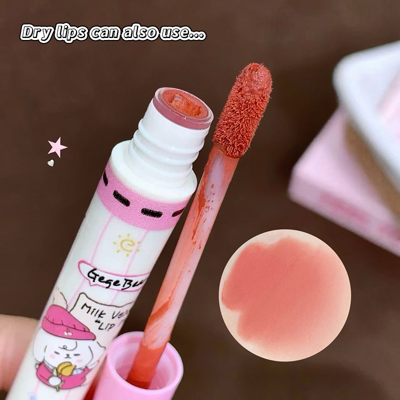 Gege Bear 6-delige Velvet Lip  - Matte Velvet Lip Tint Long Lasting recensie en prijs