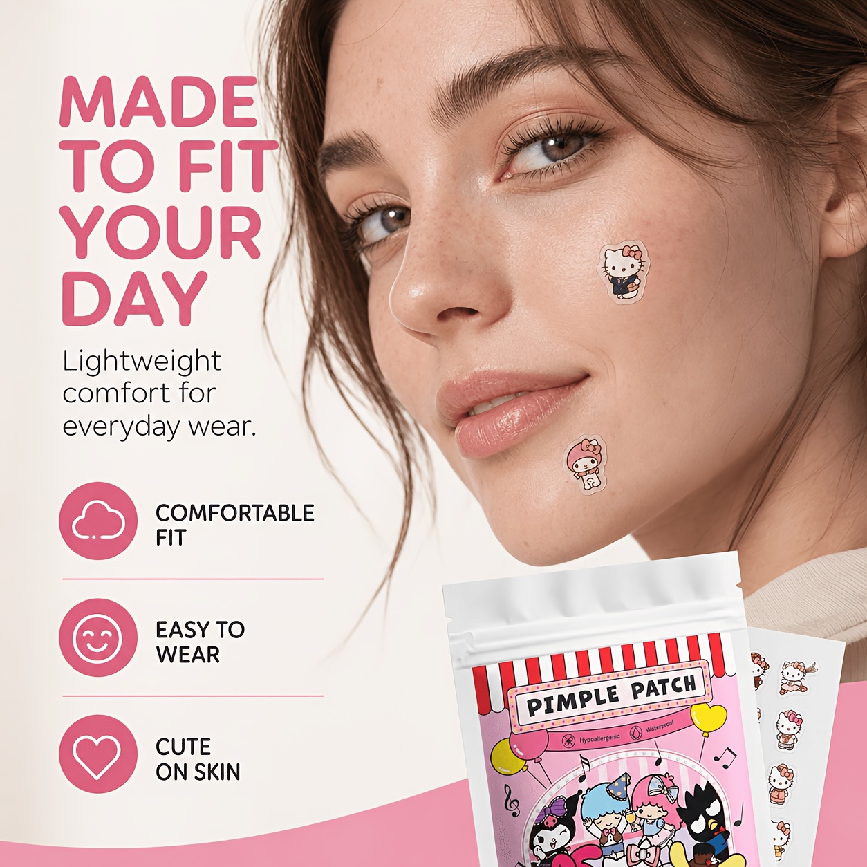 40/120 stuks Hello Kitty acnep - Skincare recensie en prijs
