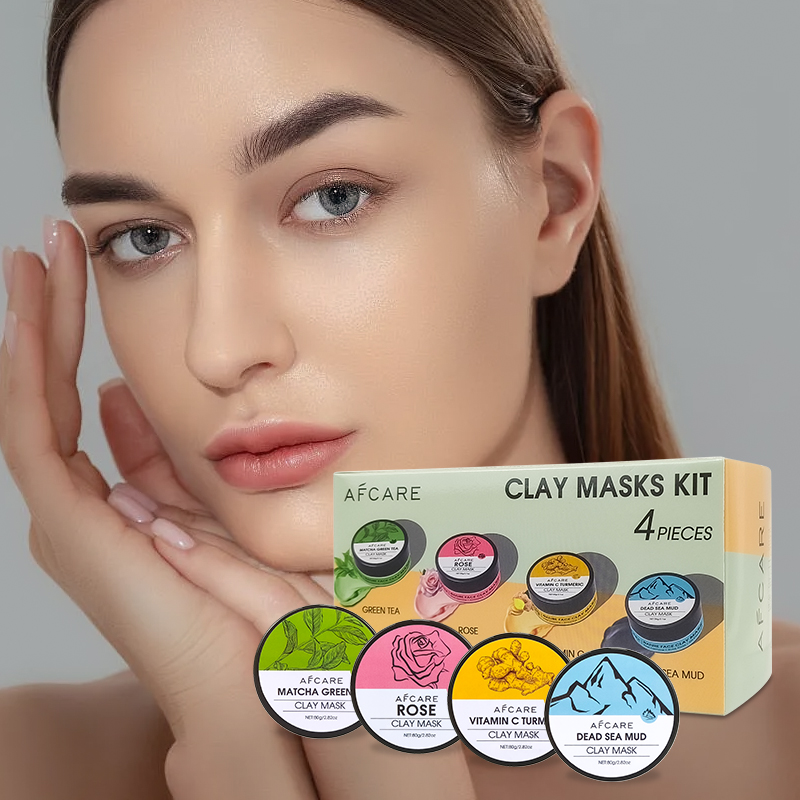 4-delige kleimaskerset - Kurku - Green Tea Cleansing Clay Mask recensie en prijs