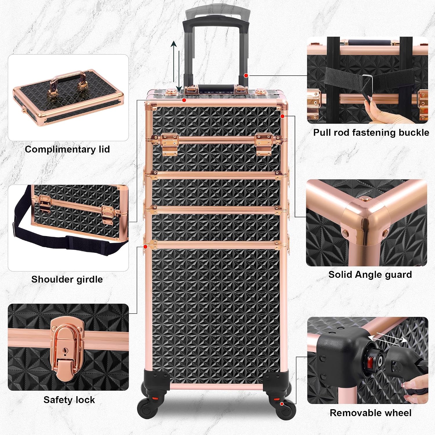Zwart-gouden 5-in-1 rollende m - Makeup recensie en prijs