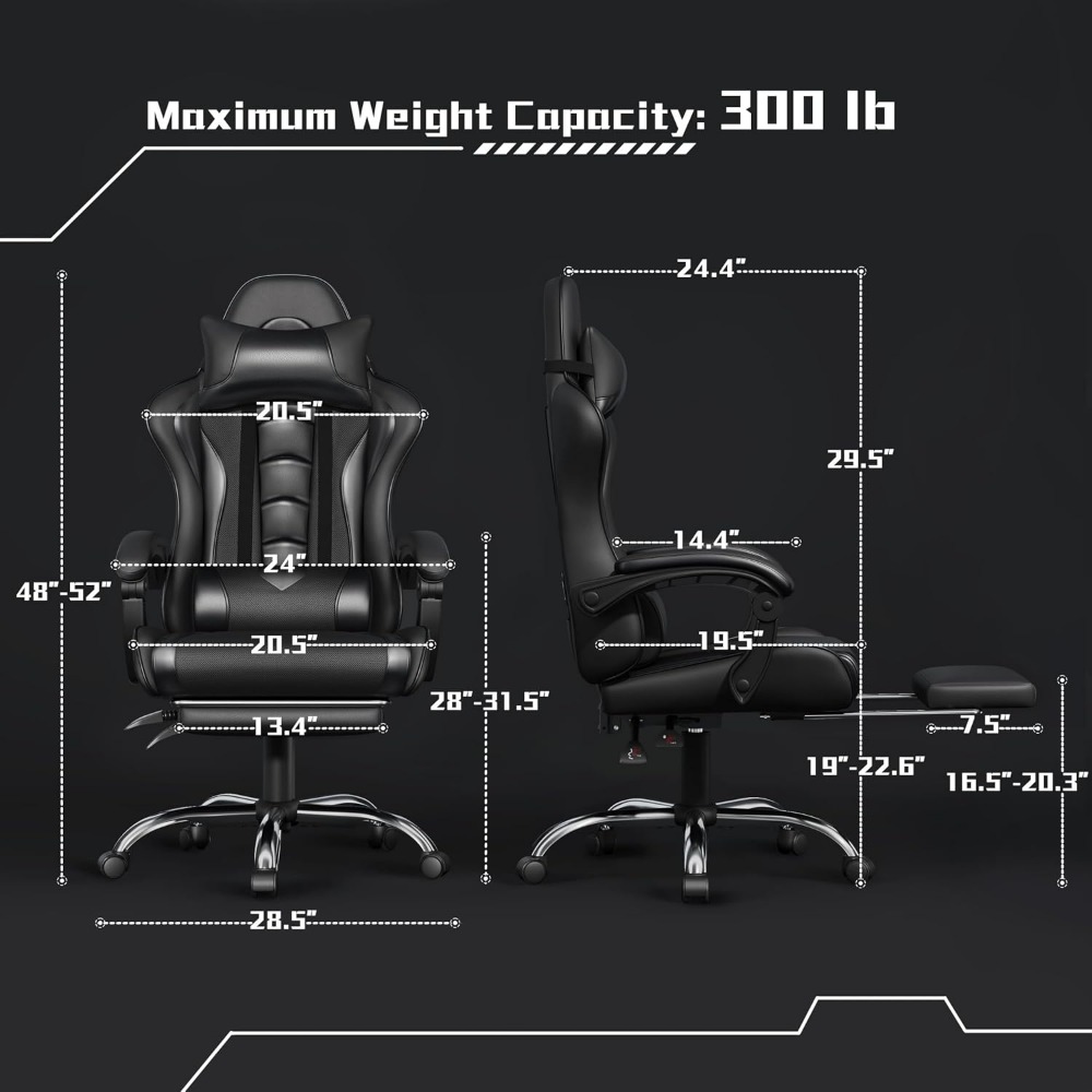 Comfortabele PU-lederen gaming - Massage recensie en prijs