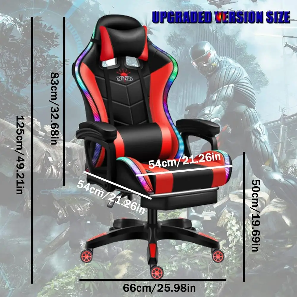 Ergonomische gamingstoel met h - Massage recensie en prijs
