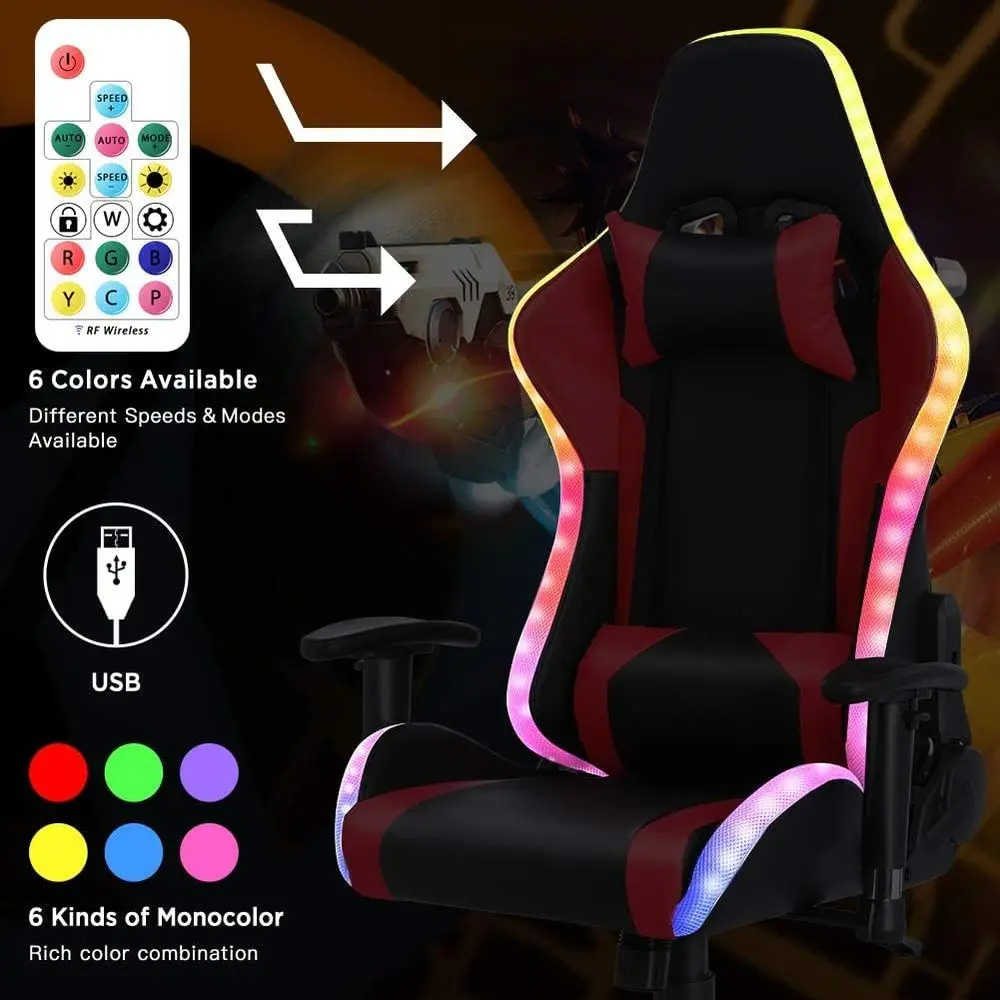 Ergonomische gamingstoel met h - Massage recensie en prijs