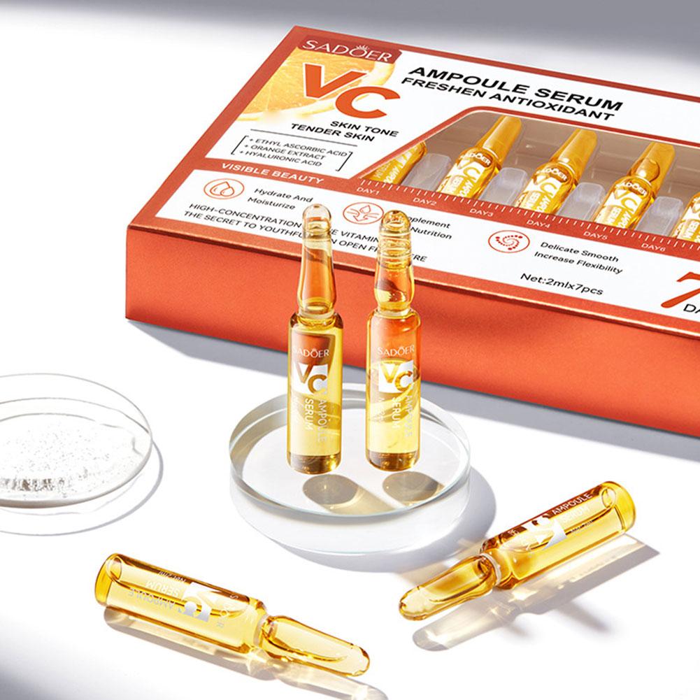 2ml*7 ampullen/doos Vitamine C - Hyaluronic Acid Facial Serum recensie en prijs
