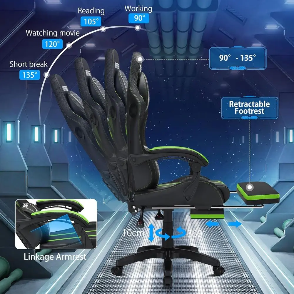 Ergonomische massage-gamingsto - Massage recensie en prijs