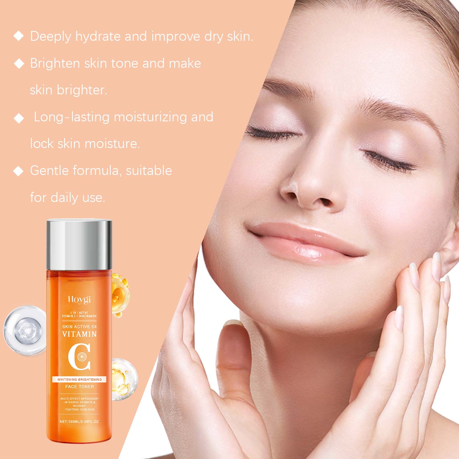 Vitamine C Hydraterende Toner  - Niacinamide Pore Shrinking Essence recensie en prijs