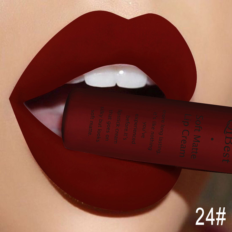 QIBEST Sexy Fluwelen Matte Lip - Matte Velvet Lip Tint Long Lasting recensie en prijs