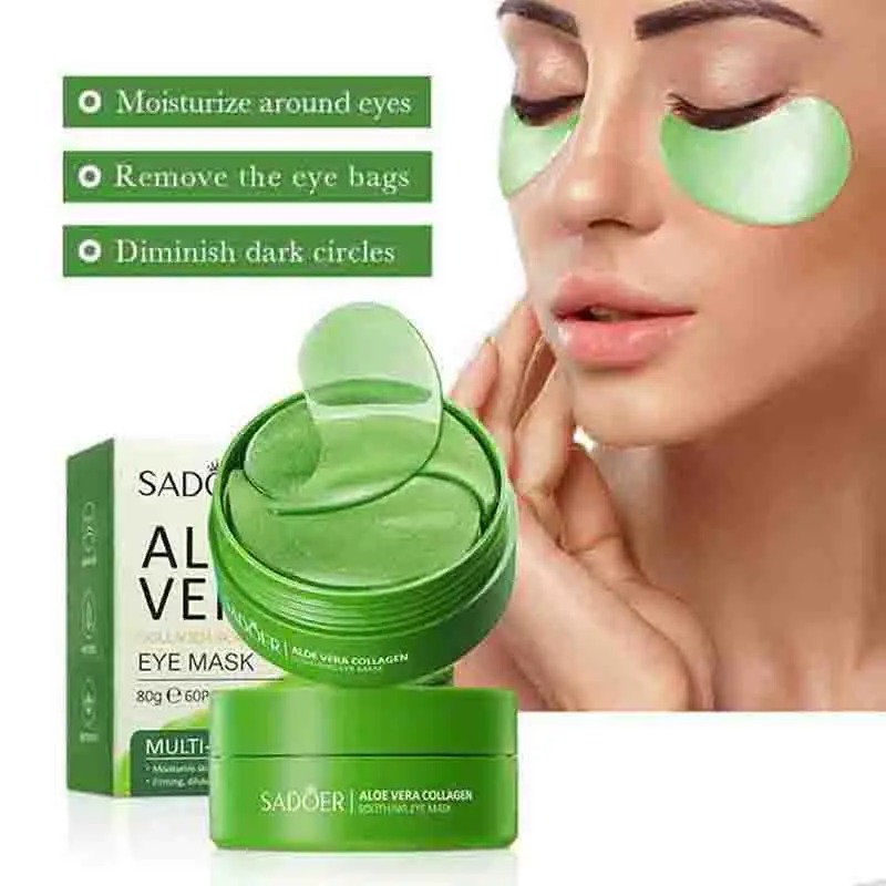60pcs Aloë Vera Collageen Oogm - Collagen Under Eye Patches recensie en prijs