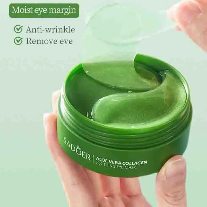 60pcs Aloë Vera Collageen Oogm - Collagen Under Eye Patches recensie en prijs