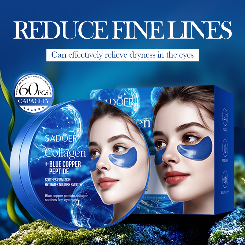 60 stks SADOER Cafeïne Kristal - Collagen Under Eye Patches recensie en prijs