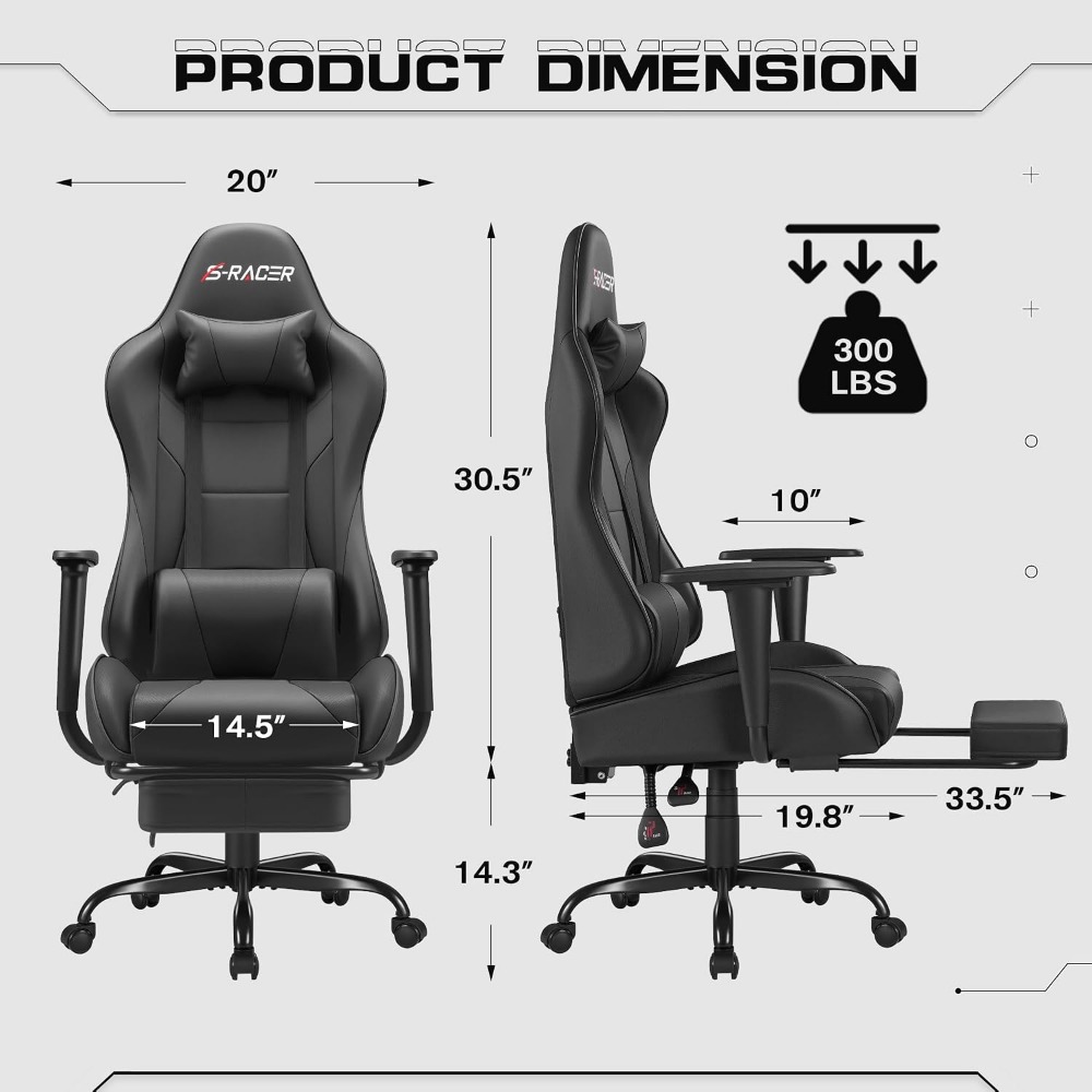 Gamingstoelen: Ergonomische bu - Massage recensie en prijs