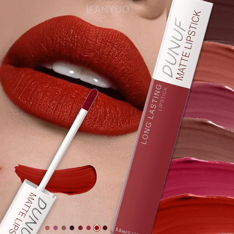 Matte Lipstick Non Stick Cup R - Matte Velvet Lip Tint Long Lasting recensie en prijs