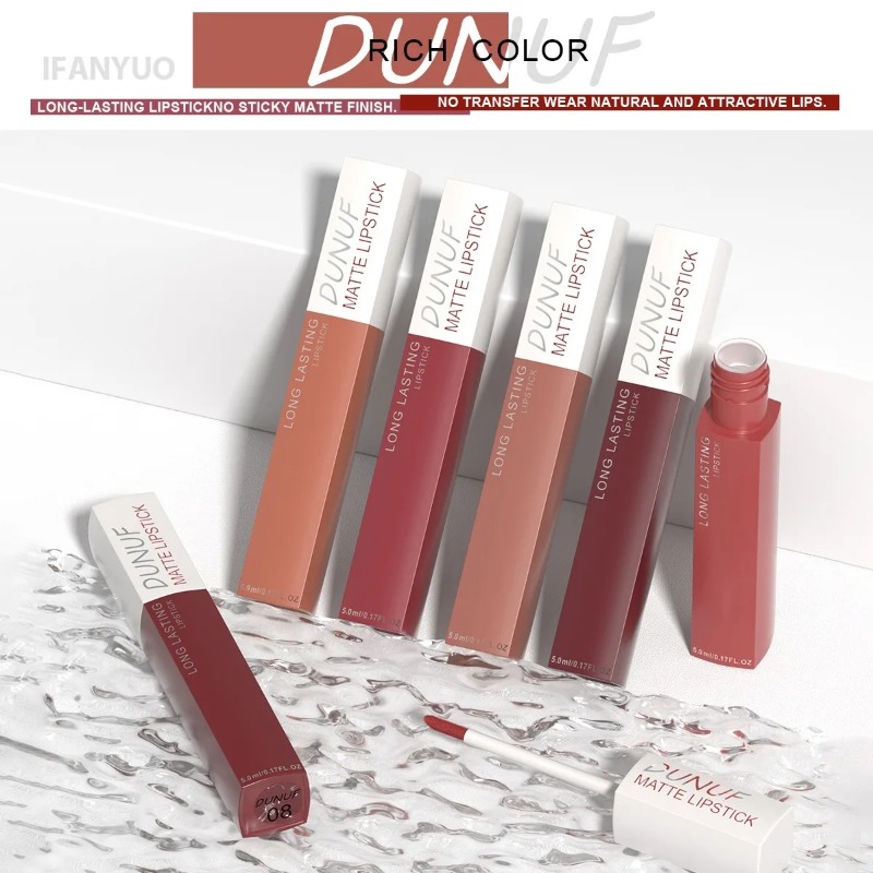 Matte Lipstick Non Stick Cup R - Matte Velvet Lip Tint Long Lasting recensie en prijs