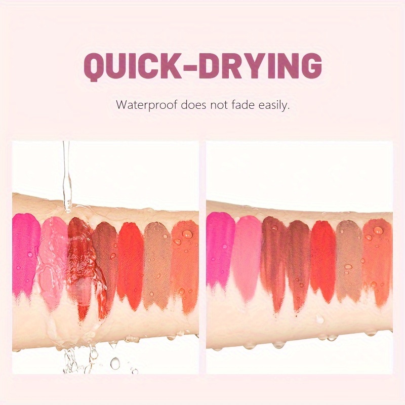 1 stks waterdichte matte fluwe - Matte Velvet Lip Tint Long Lasting recensie en prijs