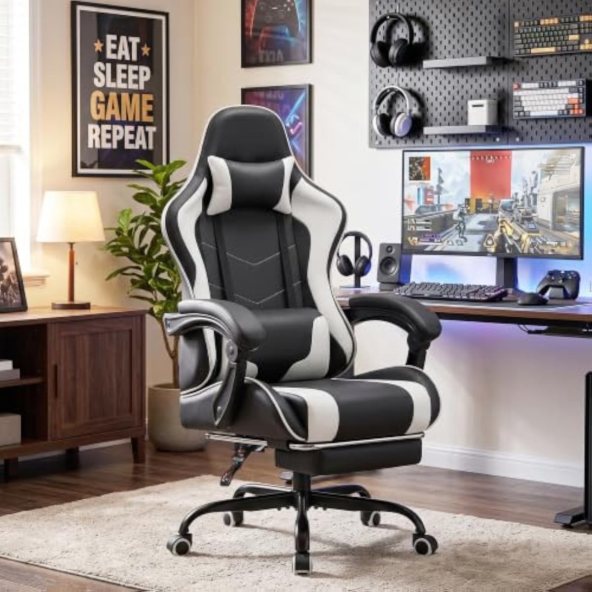 Gamingstoel met verstelbare ho - Massage recensie en prijs