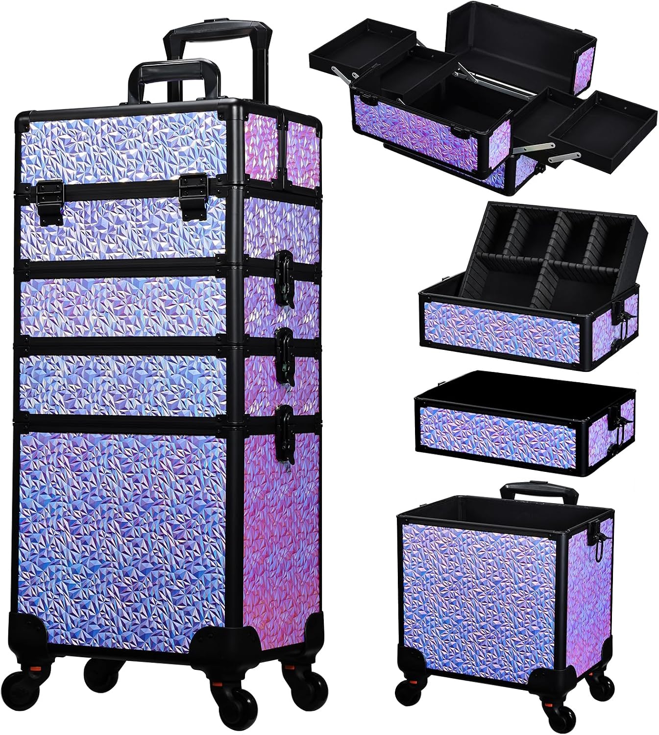 Rollende make-up koffer, grote - Makeup recensie en prijs