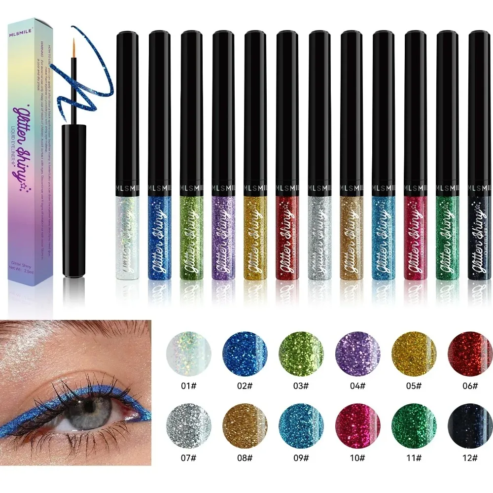 Kleurrijke Glitter Vloeibare E - Waterproof Liquid Eyeliner Pen recensie en prijs