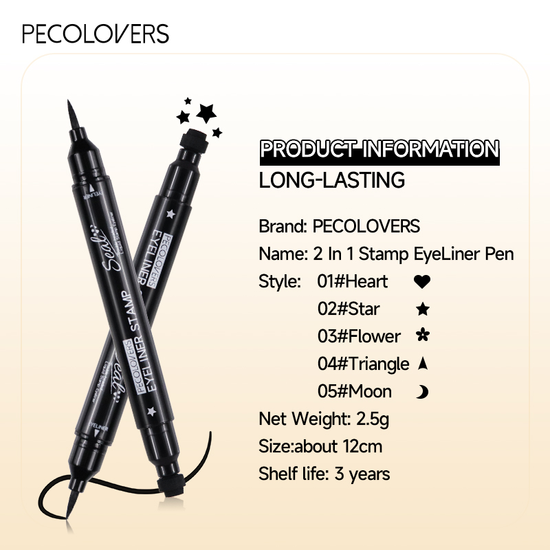 Vloeibare eyeliner-pen met dub - Waterproof Liquid Eyeliner Pen recensie en prijs