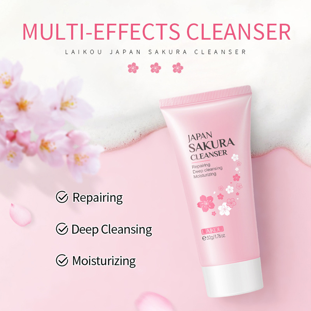 Laikou 8 Stuks Sakura Gezichts - Hyaluronic Acid Facial Serum recensie en prijs