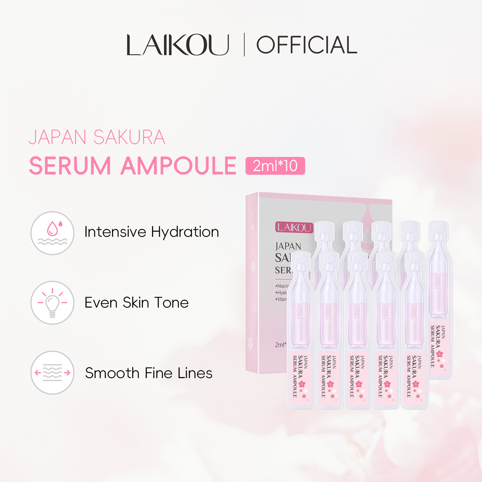 10 stuks Sakura Hydraterende G - Niacinamide Pore Shrinking Essence recensie en prijs
